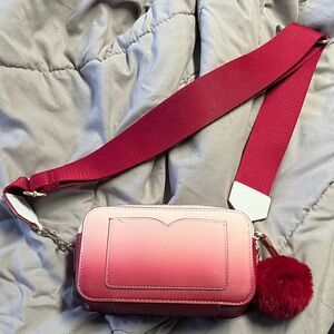 Gradient Red Crossbody Bag